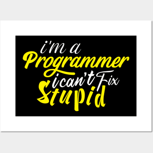 I'm Programmer I can't fix Stupid Posters and Art